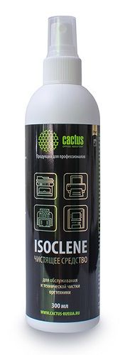 Спирт изопропиловый Cactus CS-ISOCLENE300 для очистки техники 300мл 239₽