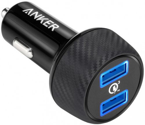 Зарядное устройство автомобильное Anker A2228H11 PowerDrive 2*USB 3.0 39W