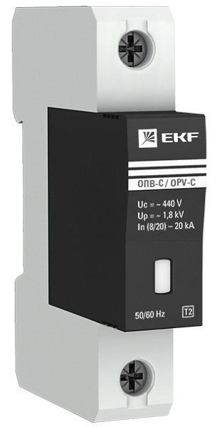 Ограничитель EKF opv-c1 импульсных перенапряжений ОПВ-C1 цена и фото