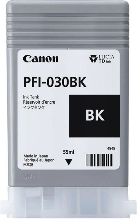 

Картридж Canon PFI-030BK 3489C001 черный для imagePROGRAF TA-20, TA-30, TM-240, TM-340 (55мл), PFI-030BK