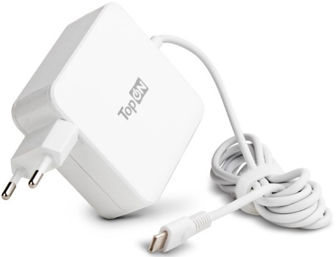 

Блок питания TopOn TOP-LE65QW для ноутбука Lenovo 65W кабель Type-C, Power Delivery, Quick Charge 3.0, в розетку, кабель 180 см, белый, TOP-LE65QW