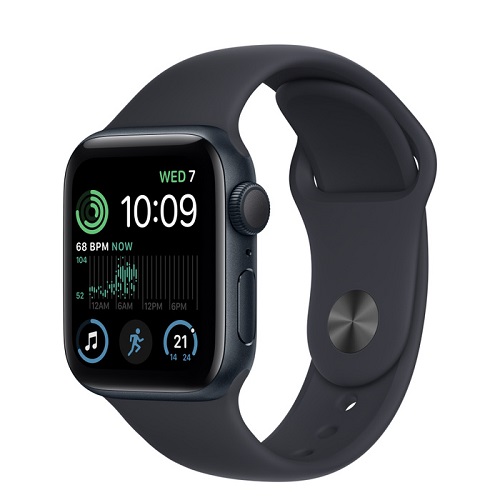 

Часы Apple Watch SE (2022) GPS 40mm Midnight Aluminum Case with Midnight Sport Band - S/M, Watch SE (2022) GPS 40mm