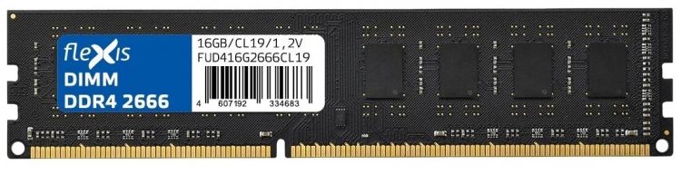 Модуль памяти DDR4 16GB Flexis FUD416G2666CL19 PC4-21300 2666MHz CL19 1.2V