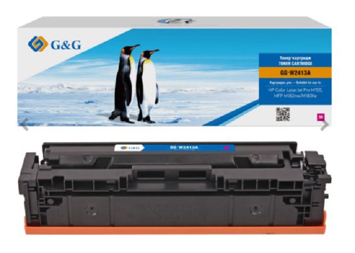 

Картридж G&G GG-W2413A для HP CLJ Pro M155;M182nw/M183fw, with chip (850), GG-W2413A