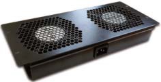 цена Вентиляторный блок TWT TWT-CBA-FANB2 2-х вентиляторов с подшипниками, в крышу шкафа Business Advanced, наборный, без шнура питания