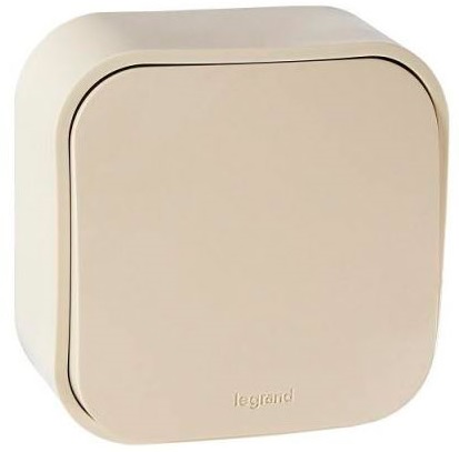 

Выключатель Legrand 782230 Quteo - 10 A, 250 B~, IP20, слоновая кость, 782230