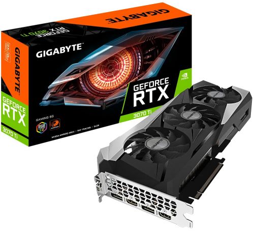 Видеокарта PCI-E GIGABYTE GeForce RTX 3070 Ti GAMING (GV-N307TGAMING-8GD)