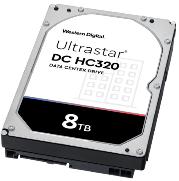 Жесткий диск 8TB SAS 12Gb/s Western Digital 0B36400 Ultrastar DC HC320 3.5 7200rpm 256MB (0B36400/0B36453) жесткий диск western digital ultrastar dc hc320 8 tb