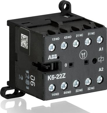 

Контактор ABB GJH1211001R0221 K-6-22-Z 24V вспом. 3A 2НО+2НЗ доп.конт. катушка 24V AC, GJH1211001R0221