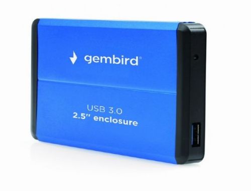 Внешний корпус для HDD SATA 2.5” Gembird EE2-U3S-2-B синий, USB 3.0, металл