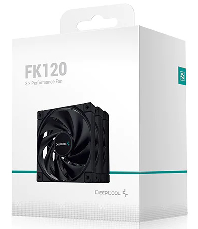 Вентилятор для корпуса Deepcool FK120-3 IN 1 120x120x25мм, 500-1850rpm, 68.99 CFM, 28 dBA, 4-pin PWM
