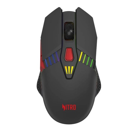 

Мышь Wireless Acer Nitro OMR305 ZL.MCECC.020 черная, оптическая (3200dpi) BT/Radio USB (6but), Nitro OMR305