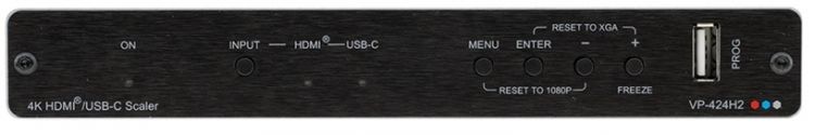 Масштабатор Kramer VP-424C 72-042490 HDMI и USB-C в HDMI; поддержка 4К60 4:4:4 комплект kramer pt 871 2xr kit 50 80389390 передатчик и приемник hdmi по витой паре dgkat 2 0 поддержка 4к60 4 4 4