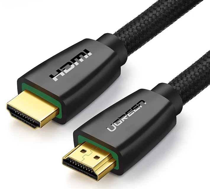 Кабель UGREEN HD118 40410_ HDMI / HDMI, нейлоновая оплетка, 2 м, черный