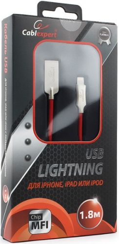 

Кабель интерфейсный USB 2.0 Cablexpert CC-P-APUSB02R-1.8M, CC-P-APUSB02R-1.8M