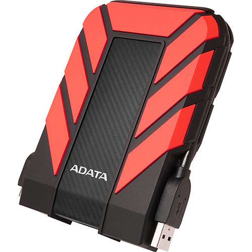 Внешний диск HDD 2.5'' ADATA AHD710P-1TU31-CRD 1TB HD710 Pro USB 3.2 красный