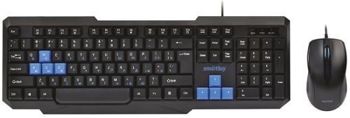 Клавиатура и мышь SmartBuy One SBC-230346-KB черно-синий