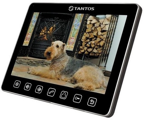 цена Видеодомофон Tantos Sherlock Vizit TFT LCD 10,1 1024x768, PAL/NTSC, Hands-Free, 3 панели + 1 вход камеры + 1 вход адаптирован под координатный или ци