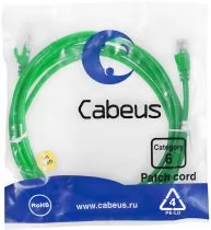 Cabeus PC-UTP-RJ45-Cat.6-3m-GN-LSZH