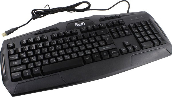 цена Клавиатура SmartBuy RUSH Savage 311 SBK-311G-K игровая, USB, черная