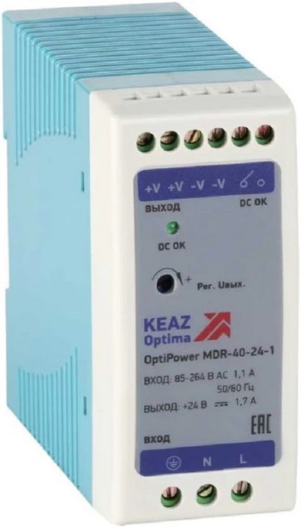 

Блок питания КЭАЗ 284540 OptiPower MDR-40-24-1, 284540