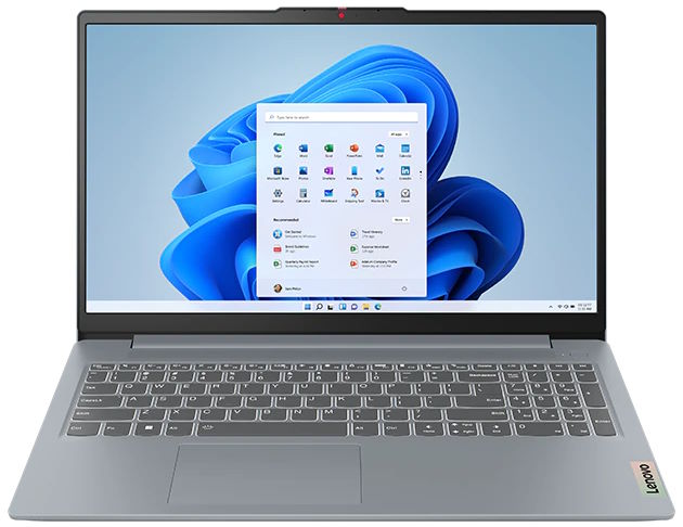 Ноутбук Lenovo IdeaPad Slim 3 15AMN8 82XQ00B5PS Ryzen 3 7320U/8GB/256GB SSD/Radeon 610M/15.6" FHD TN/WiFi/BT/cam/noOS/grey