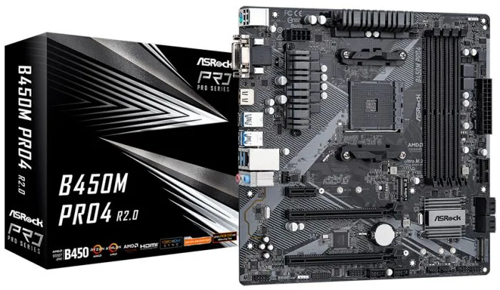 фото ASRock B450M PRO4 R2.0