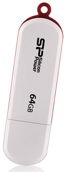 

Накопитель USB 2.0 64GB Silicon Power Luxmini 320 SP064GBUF2320V1W белый, Luxmini 320