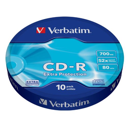 Диск CD-R Verbatim 43725 Verbatim 43725 (10) 700МБ, 80 мин., 52x, 10 шт., bulk
