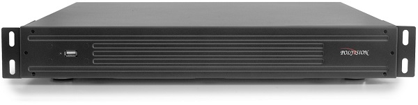 Видеорегистратор Polyvision PVDR-IP5-32M4 v.5.9.1 Black 32-х канальный, H.264/H.265, 32x5M/16x3M/8x8М(4K), Воспр.одновр. - 4/2/1, HDMI(4K), VGA, RCA, видеорегистратор dahua dhi nvr2108 i 8 и канальный 4k вх поток на запись до 80мбит с h 264 h 265 smart h 264 smart h 265 mjpeg до 12мп hdd 1 s