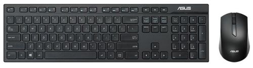 Клавиатура и мышь Wireless ASUS W2500 90XB0440-BKM040 черные, USB, FM, 3 кнопки/колесо