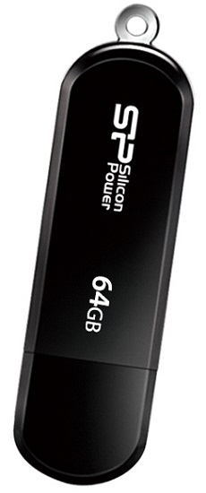 

Накопитель USB 2.0 64GB Silicon Power Luxmini 322 SP064GBUF2322V1K черный, Luxmini 322