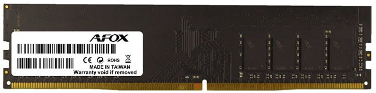 

Модуль памяти DDR4 16GB Afox AFLD416PH1P PC4-25600 3200MHz CL22 1.2V retail, AFLD416PH1P