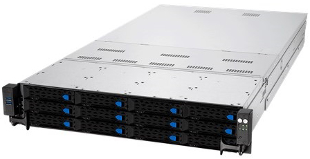 Серверная платформа 2U ASUS RS720-E10-RS12 (2*LGA4189, C621A, 32*DDR4(3200), 12*2.5"/3.5" HS bays, 2