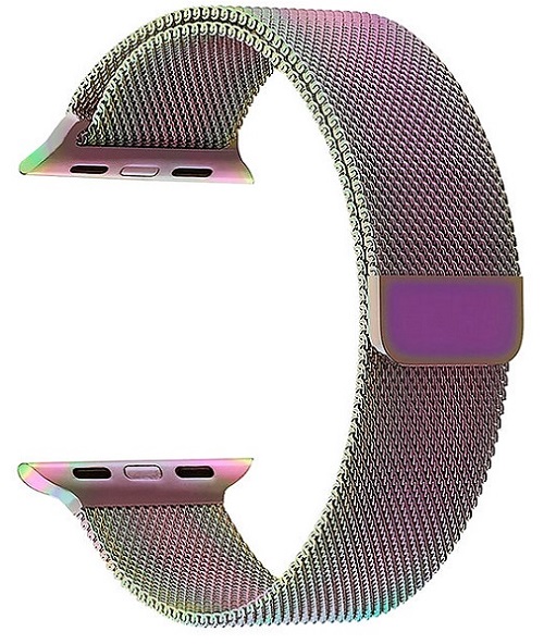 Ремешок на руку Lyambda CAPELLA DS-APM02-44-SC из нержавеющей стали для Apple Watch 42/44 mm seven color