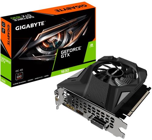 Видеокарта PCI-E GIGABYTE GeForce GTX 1630 OC (GV-N1630OC-4GD) GeForce GTX 1630 OC (GV-N1630OC-4GD) - фото 1