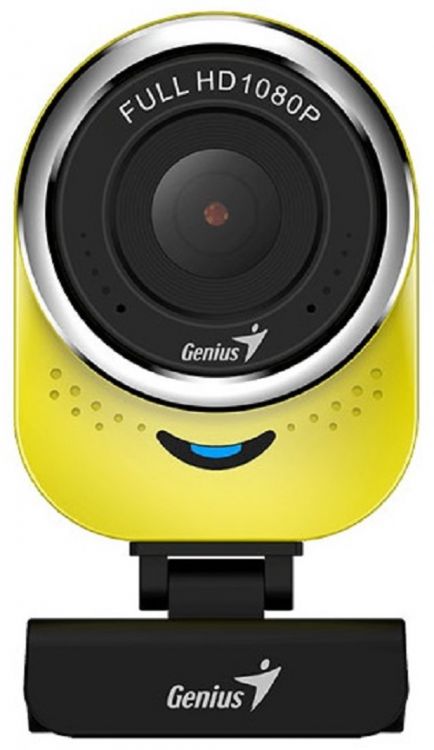 

Веб-камера Genius QCam 6000 32200002409 жёлтая, 2Mpix, 1080p, 1920x1080, USB 2.0, универсальное крепление, QCam 6000