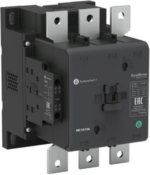 

Контактор Systeme Electric MC1G330EHE MC1G 3P 330A 2НО+2НЗ AC/DC 48-130V 50/60ГЦ, MC1G330EHE