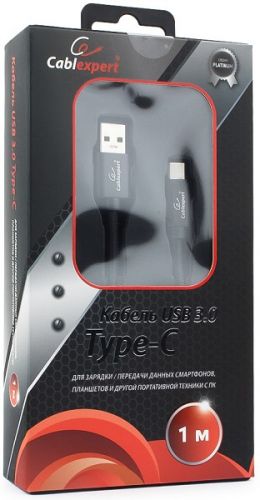 

Кабель интерфейсный USB 3.0 Cablexpert CC-P-USBC03Bk-1M, CC-P-USBC03Bk-1M