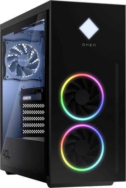 цена Компьютер HP Omen GT21-0014ur 5D440EA Ryzen 7 5800X/16GB/1TB SSD/RTX 3070Ti 8GB/noDVD/DOS/black