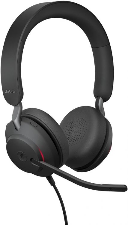 

Гарнитура проводная Jabra Evolve2 40 SE 24189-999-999 USB-A/USB-C, MS Stereo, оголовье, Evolve2 40 SE