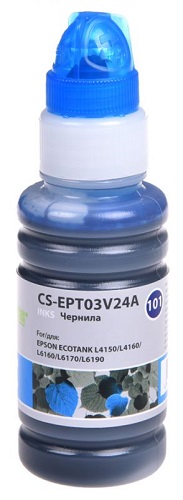 Чернила Cactus CS-EPT03V24A голубой (70мл), для Epson L4150/L4160/L6160/L6170