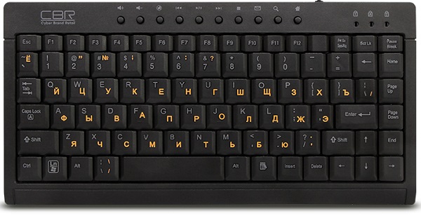 цена Клавиатура CBR KB 175 black, USB