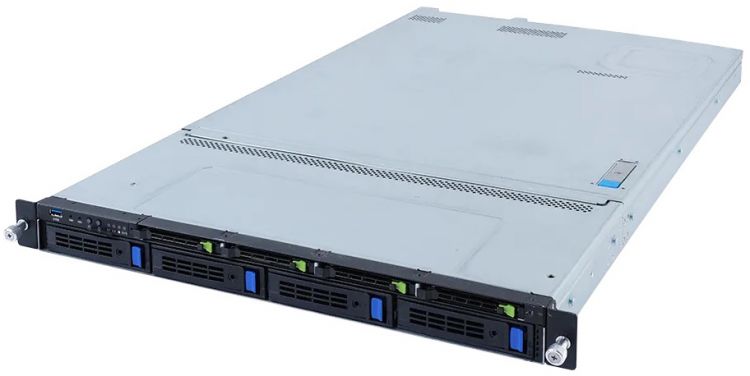 Серверная платформа 1U GIGABYTE R182-M80 (2*LGA4189, C621A, 32*DDR4(3200), 4*3.5/2.5 HDD/SSD HS, 4*2.5 HDD/SSD HS, 2*PCIE, 2*Glan, Mlan, 3*USB 3.0,