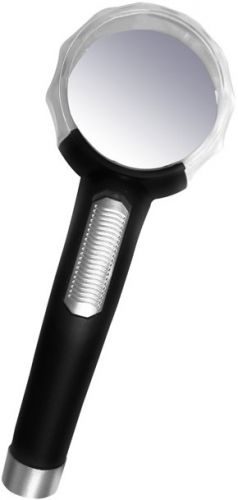 Лупа Kromatech TH-8015 75343 ручная контактная 10x, 65 мм, с подсветкой (1 LED), цвет черный