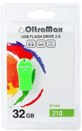 Накопитель USB 2.0 32GB OltraMax OM-32GB-210-Green