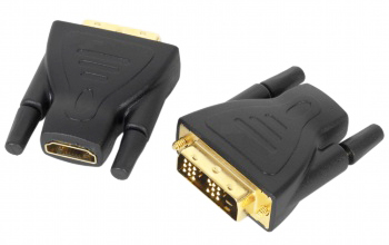 Переходник Gembird DVI-HDMI A-HDMI-DVI-2 19M/19F, золотые разъемы, пакет