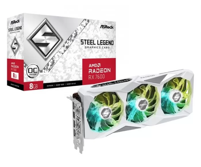 ASRock Radeon RX 7600 Steel Legend