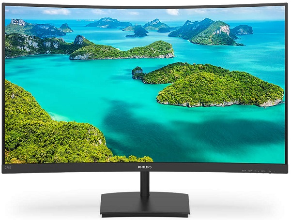 

Монитор 27" Philips 271E1SCA 00/01, 1920x1080, 4 мс, 250 кд/м2, 3000:1, 178°/178°, VA, изогнутый, HDMI/D-Sub/аудио стерео/SPK, 271E1SCA