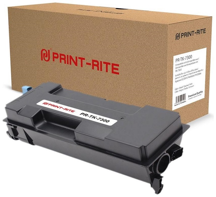 Картридж Print-Rite PR-TK-7300 черный (15000стр.) для Kyocera Mita Ecosys P4040dn